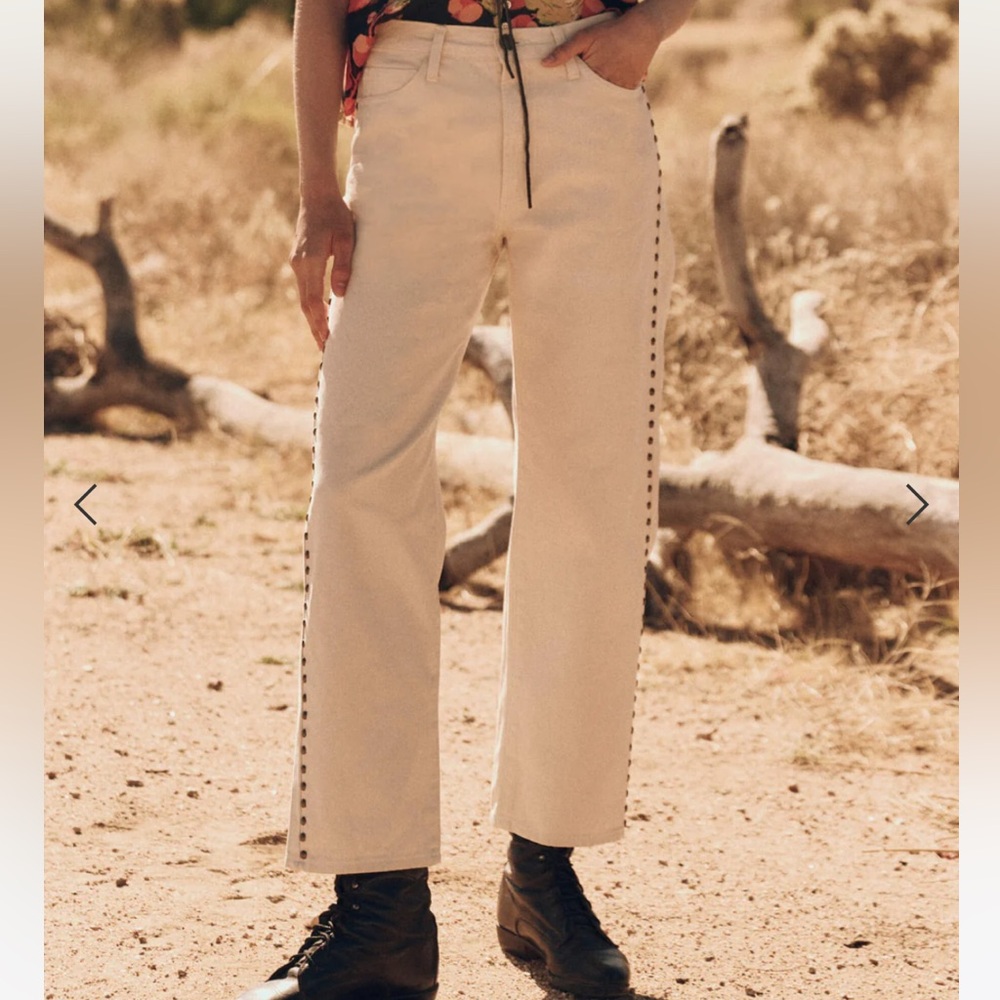 The GREAT studded Billy jeans